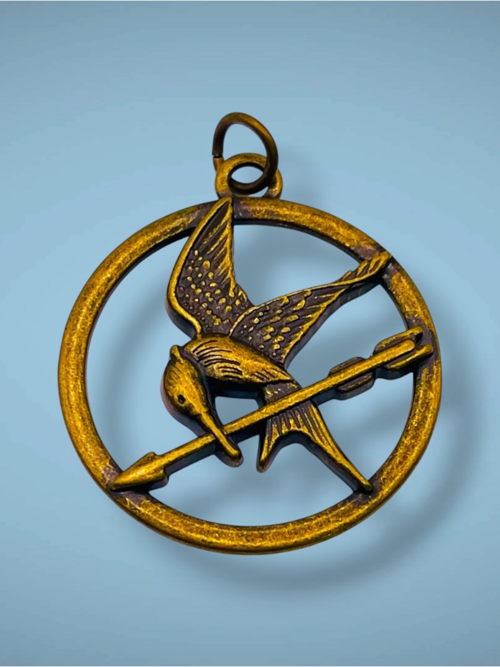 Collectible Bronze Hunger Games MockingJay Medallion by Lion’s Gate Films